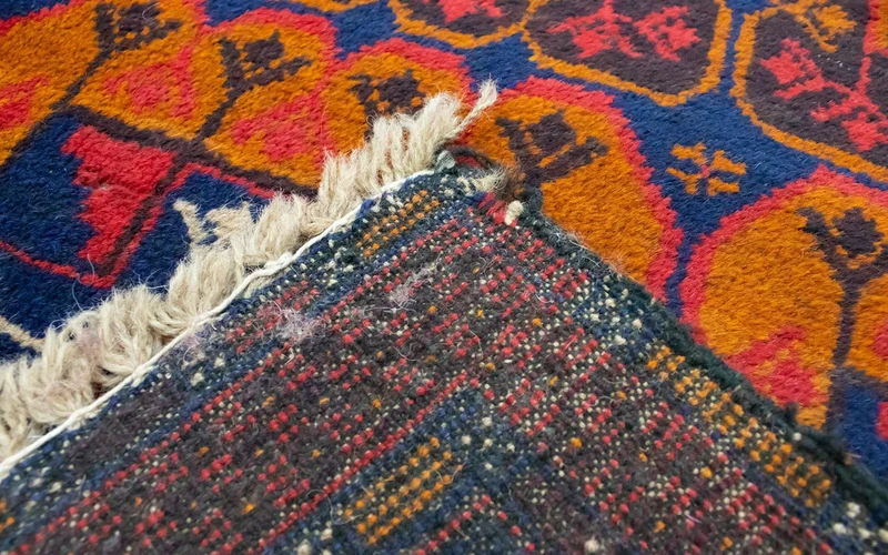 Belutsch Teppich 73x120cm - Orientteppich - blau