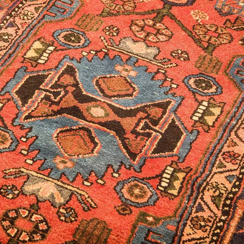 Hamadan Teppich 109x175cm - Perserteppich - mehrfarbig