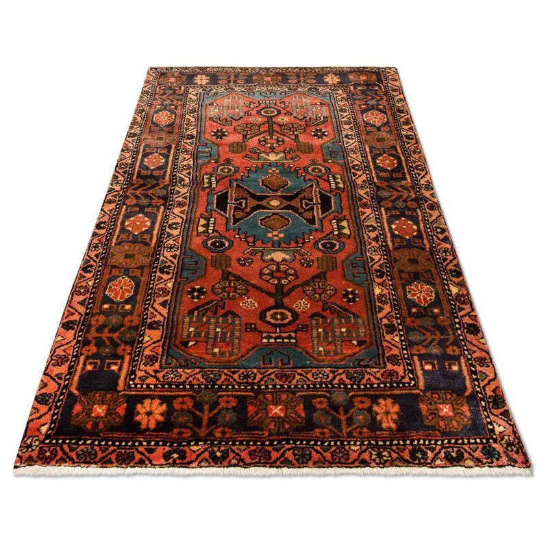 Hamadan Teppich 109x175cm - Perserteppich - mehrfarbig