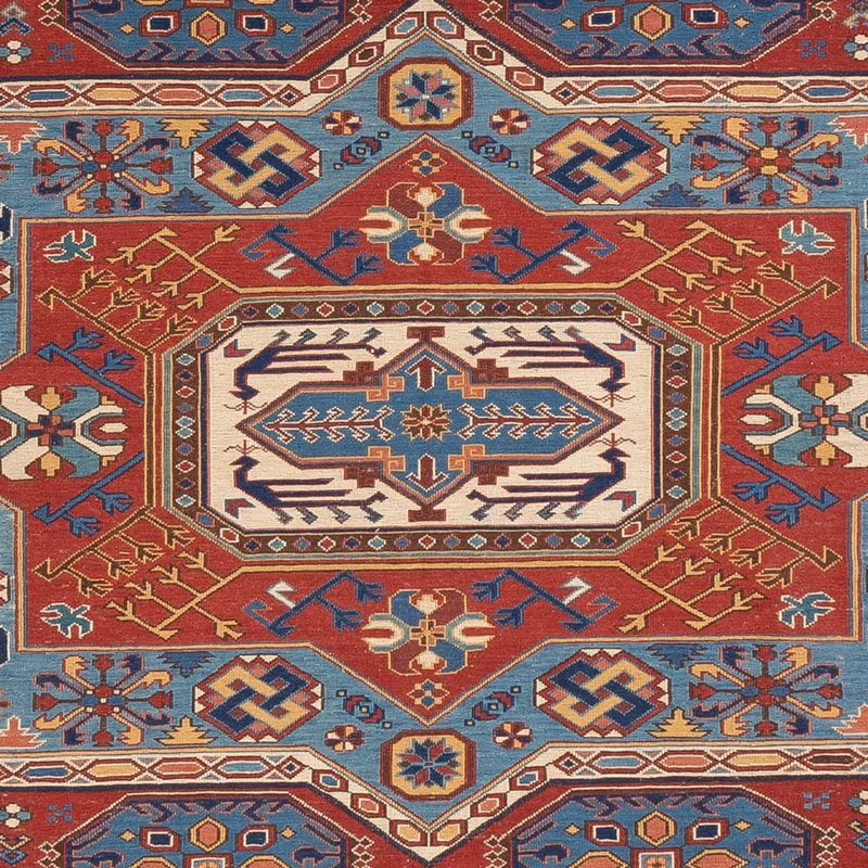 Kelim Afghan Teppich 256x329cm - rot