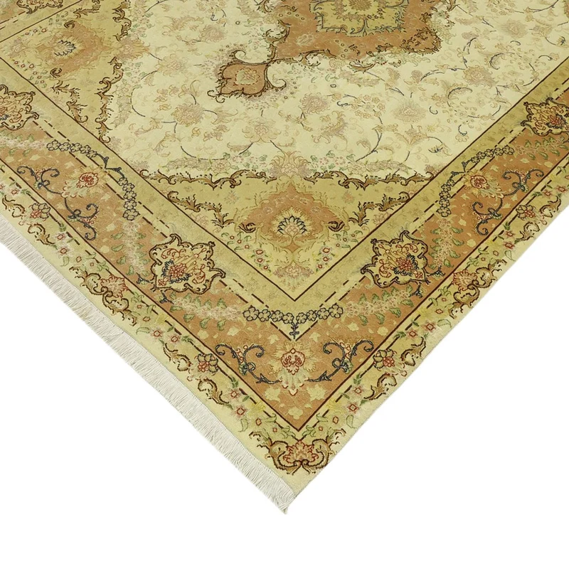 Täbriz - 50 Raj Teppich 149x208cm - Perserteppich - beige