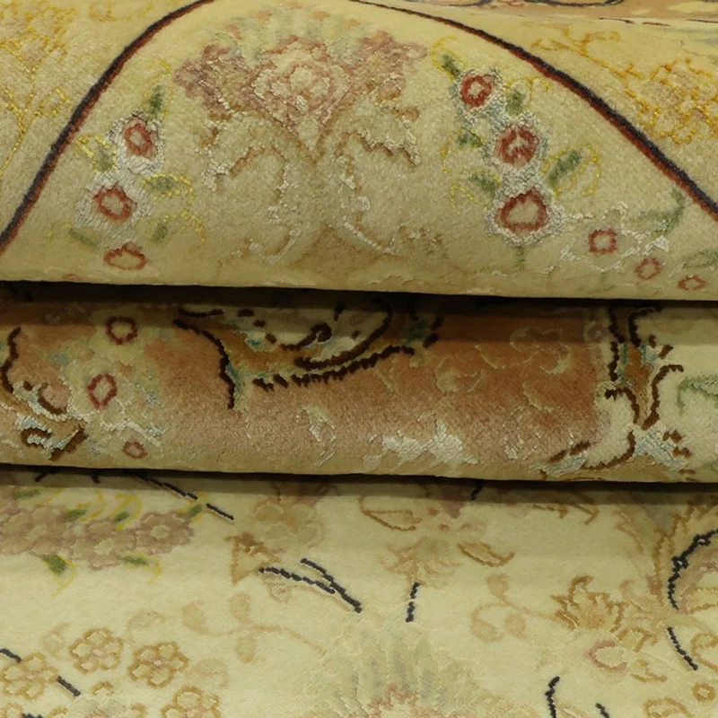 Täbriz - 50 Raj Teppich 149x208cm - Perserteppich - beige