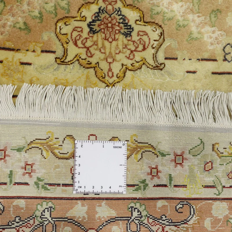 Täbriz - 50 Raj Teppich 149x208cm - Perserteppich - beige
