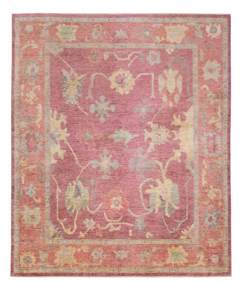 Usak Teppich 245x286cm - Orientteppich - lila