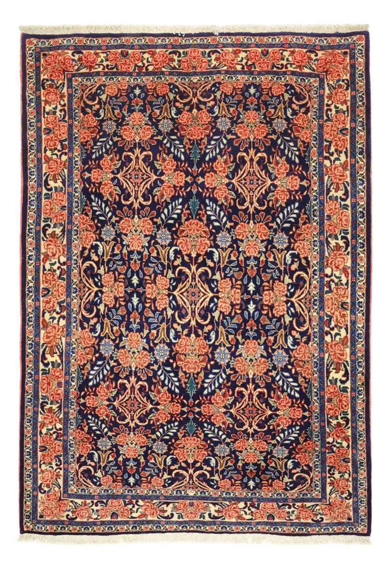 Bidjar Teppich 113x161cm - Perserteppich - dunkelblau
