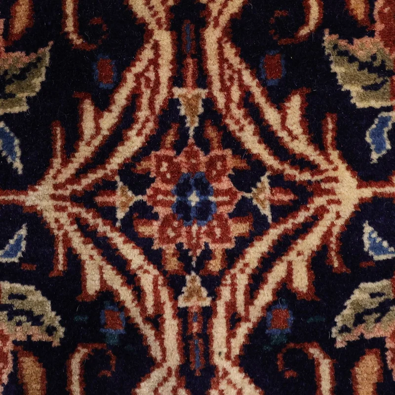 Bidjar Teppich 113x161cm - Perserteppich - dunkelblau