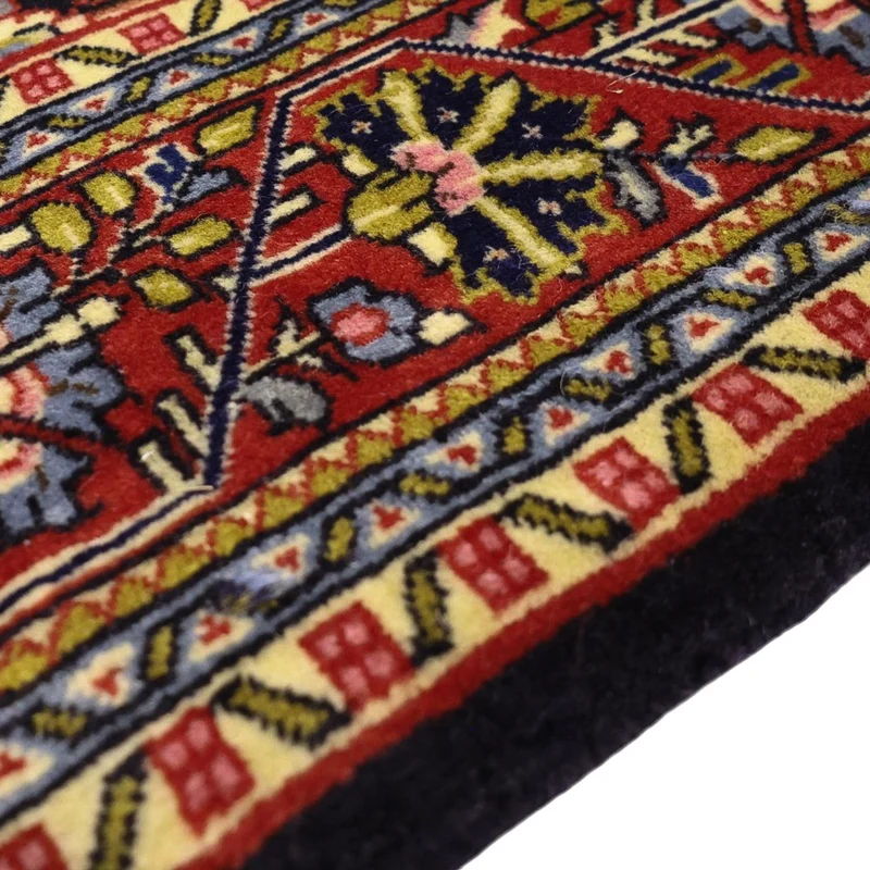 Sarough Teppich 103x147cm - Perserteppich - dunkelrot