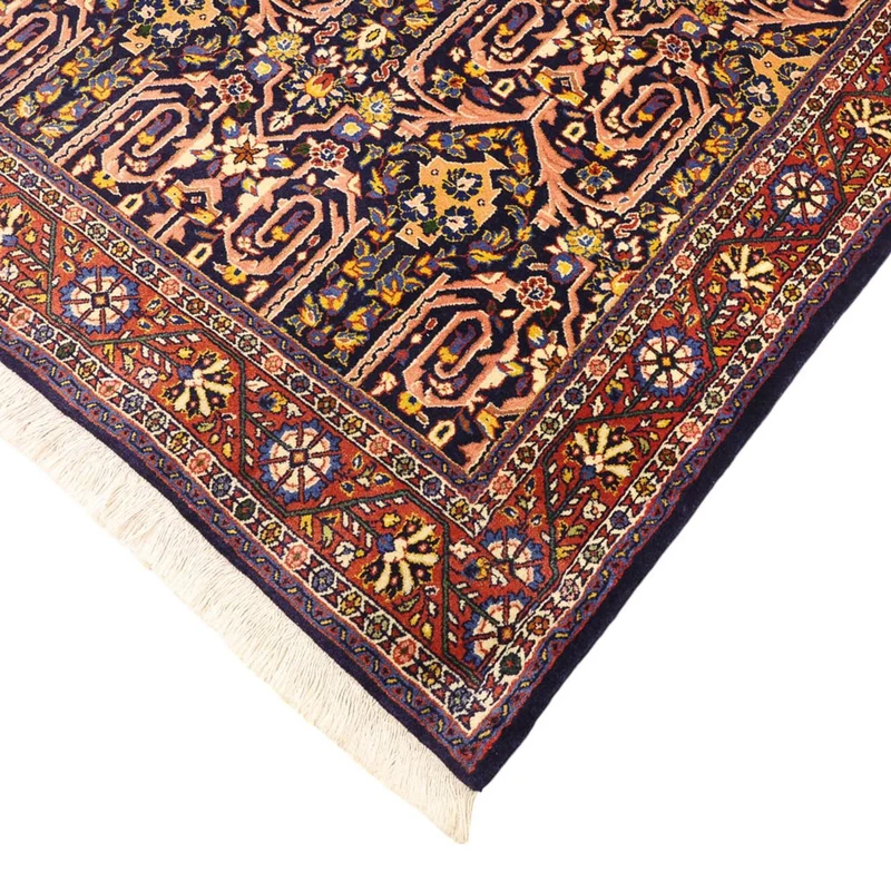 Sarough Teppich 104x158cm - Perserteppich - dunkelrot