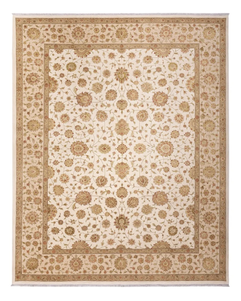 Indo Täbriz Teppich 244x305cm - Orientteppich - beige