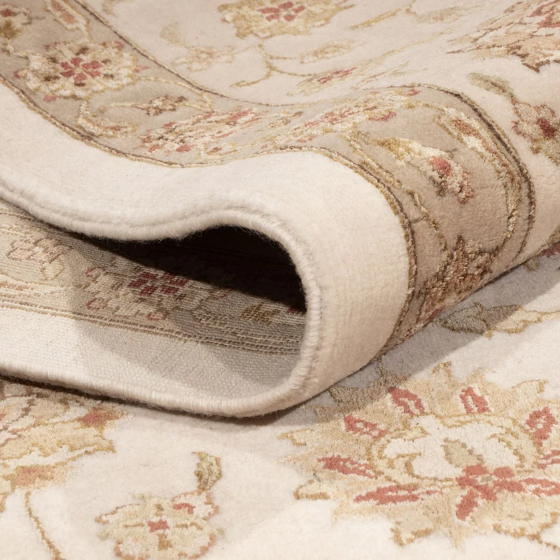 Indo Täbriz Teppich 244x305cm - Orientteppich - beige