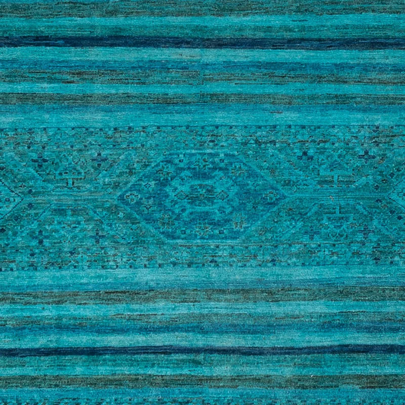 Designer Teppich 240x288cm - türkis