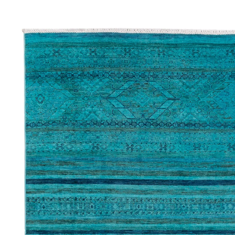 Designer Teppich 240x288cm - türkis