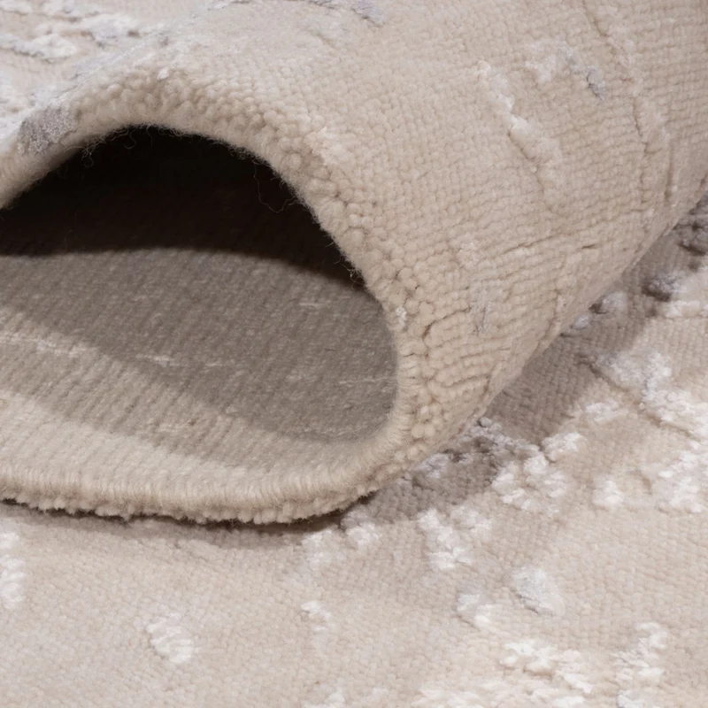 Designer Teppich 151x208cm - beige