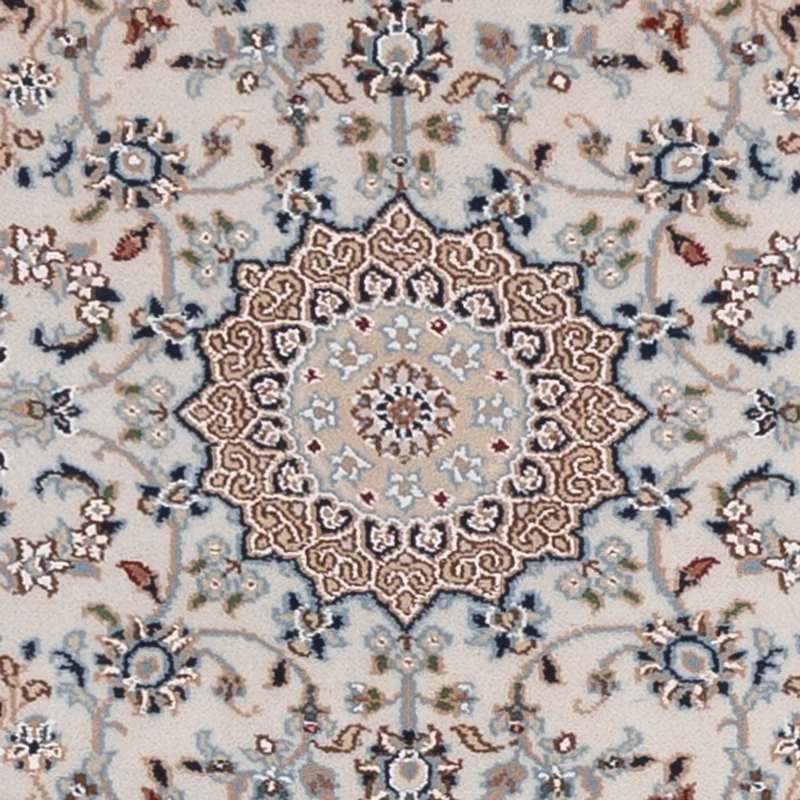 Indo Nain Teppich 80x307cm - Orientteppich - beige