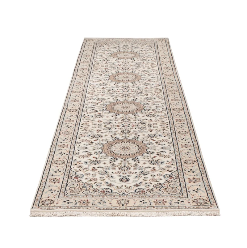 Indo Nain Teppich 80x307cm - Orientteppich - beige