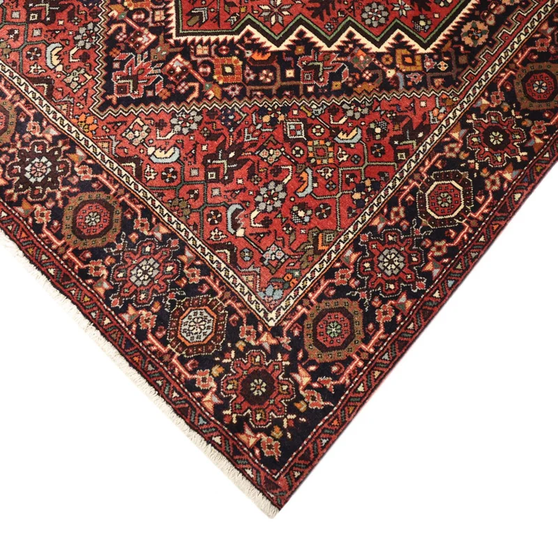 Gholtogh Teppich 103x145cm - Perserteppich - dunkelrot