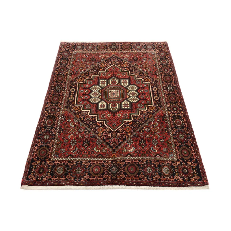 Gholtogh Teppich 103x145cm - Perserteppich - dunkelrot