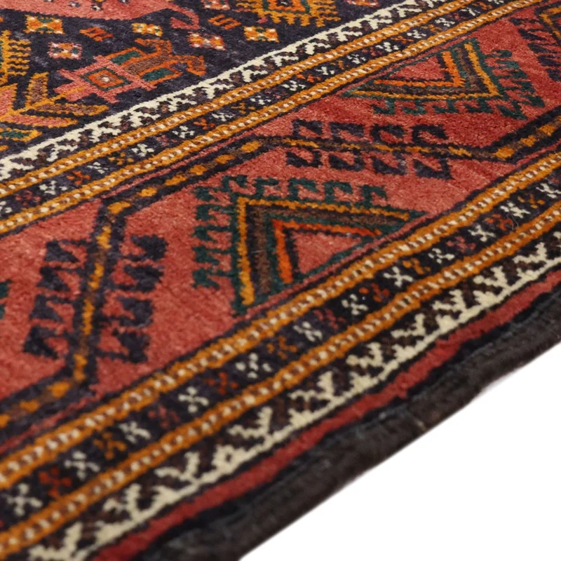 Belutsch Teppich 113x249cm - Orientteppich - dunkelblau