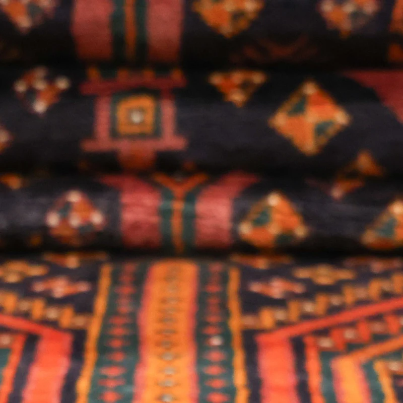 Belutsch Teppich 113x249cm - Orientteppich - dunkelblau