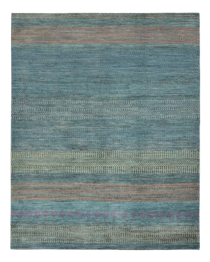 Designer Teppich 154x195cm - dunkelgrün