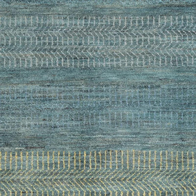 Designer Teppich 154x195cm - dunkelgrün