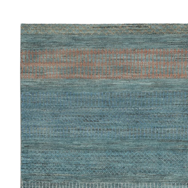 Designer Teppich 154x195cm - dunkelgrün