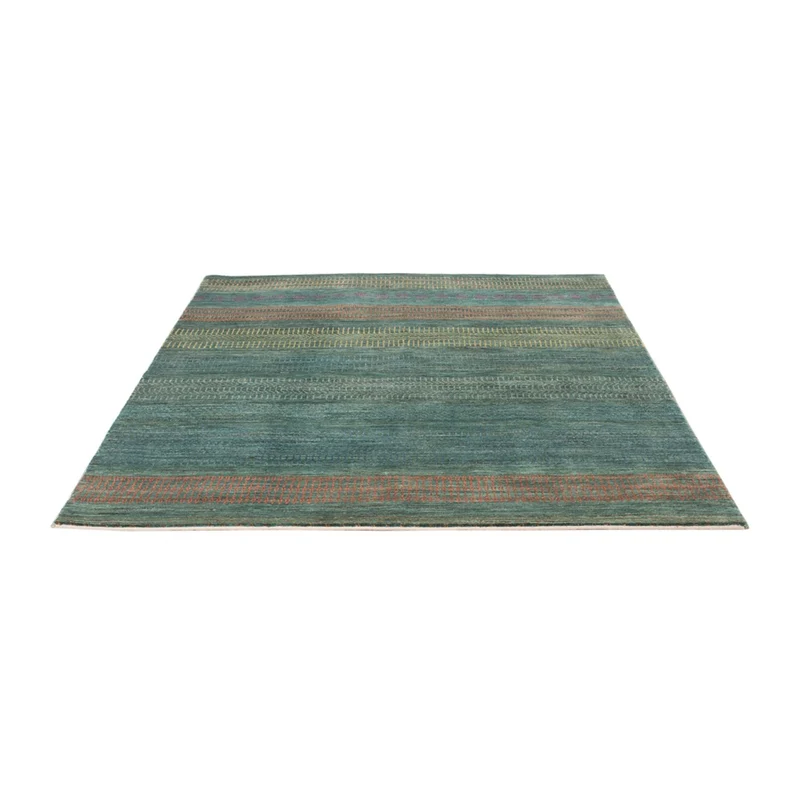 Designer Teppich 154x195cm - dunkelgrün
