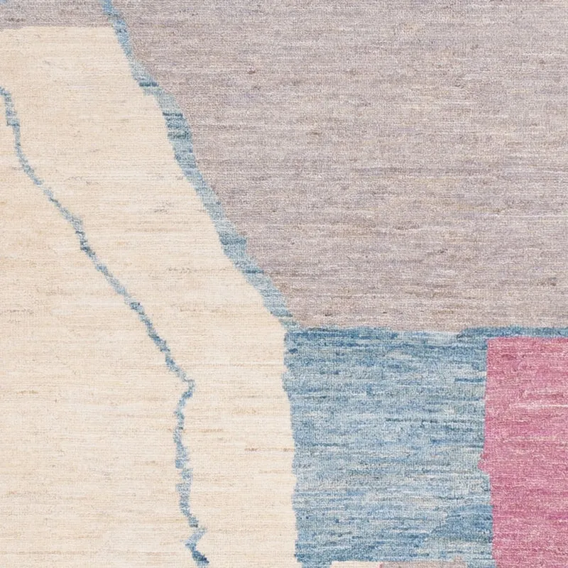 Berber Teppich 172x242cm - Wollteppich - mehrfarbig