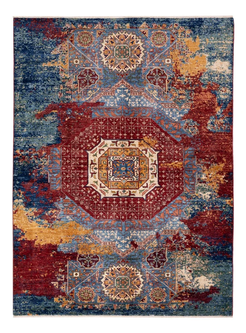 Designer Teppich 174x237cm - mehrfarbig