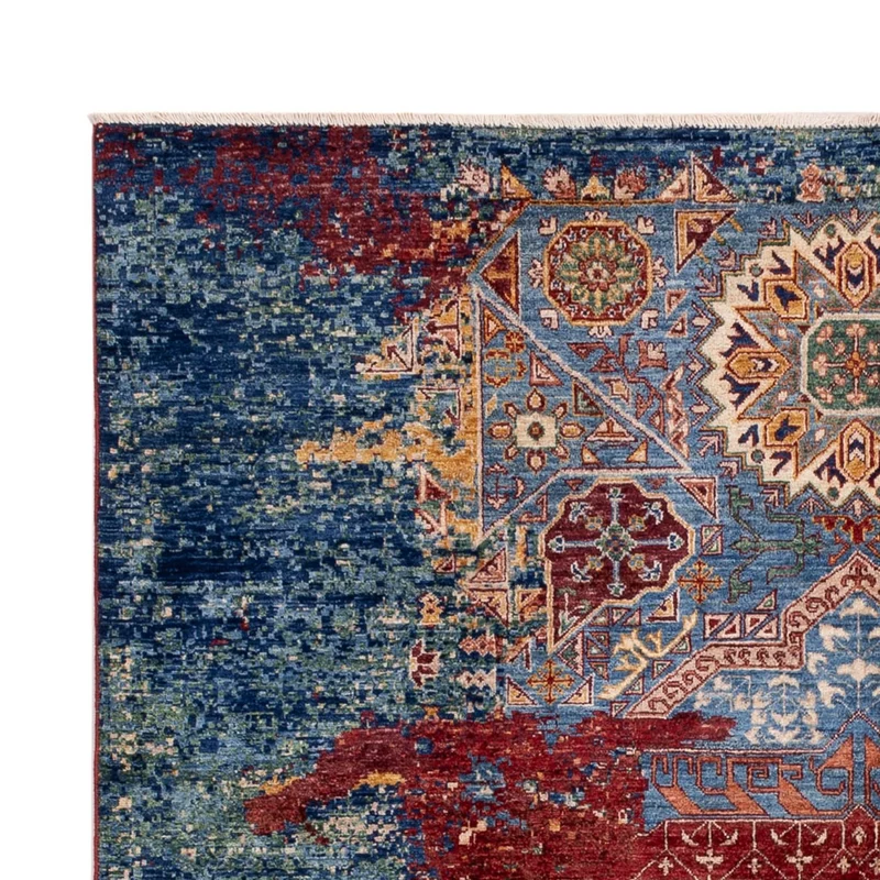 Designer Teppich 174x237cm - mehrfarbig