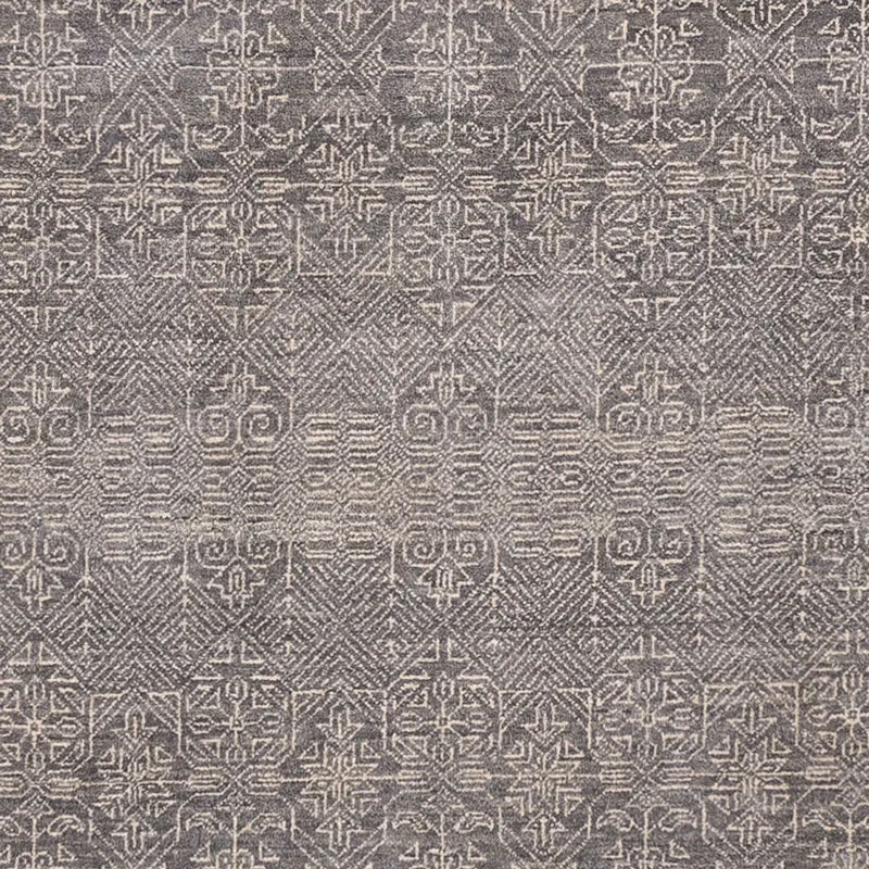 Designer Teppich 244x302cm - grau