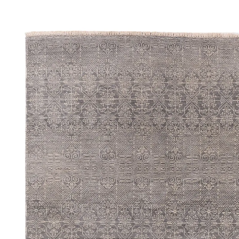 Designer Teppich 244x302cm - grau