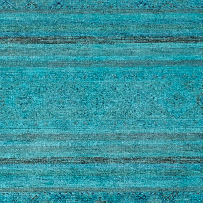Designer Teppich 247x300cm - türkis