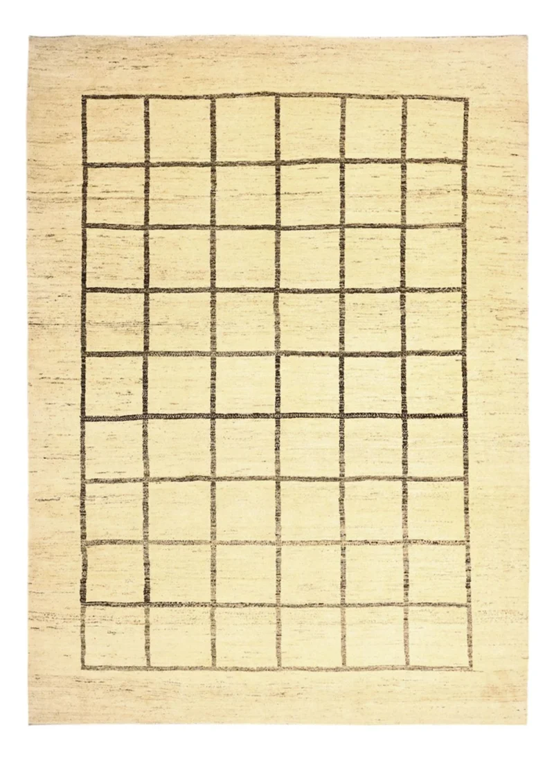 Gabbeh Persisch Teppich 251x341cm - Perserteppich Wollteppich - beige