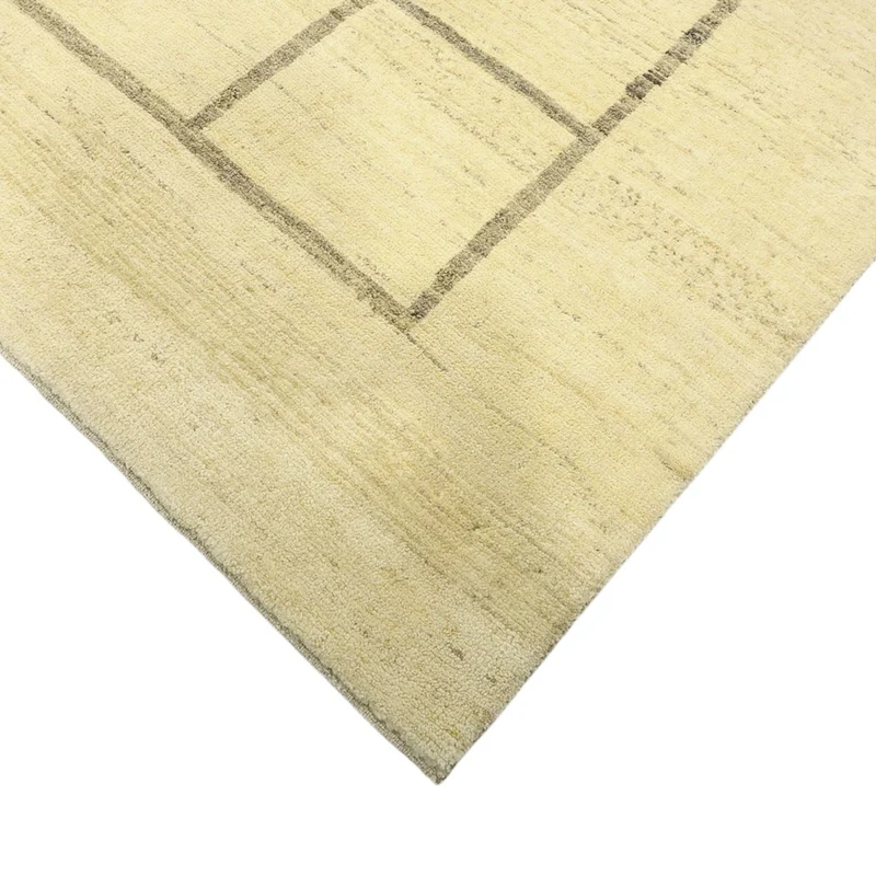 Gabbeh Persisch Teppich 251x341cm - Perserteppich Wollteppich - beige
