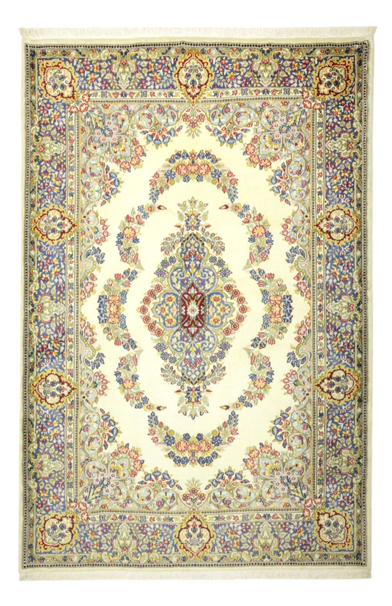 Kerman Teppich 149x214cm - Perserteppich - creme