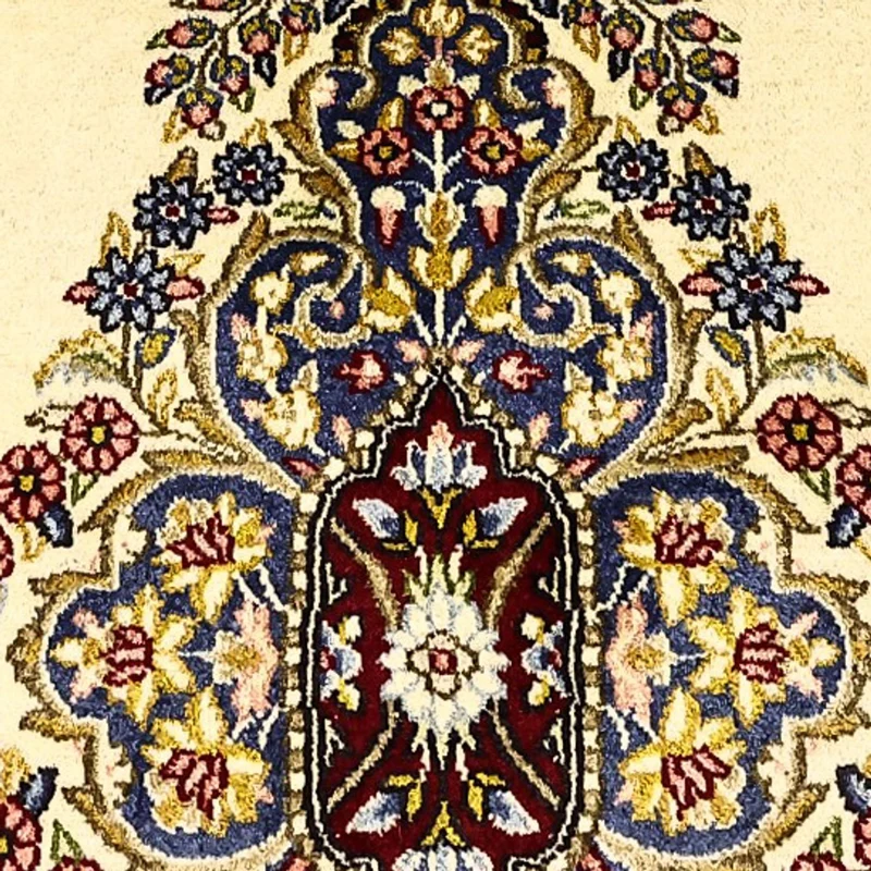 Kerman Teppich 149x214cm - Perserteppich - creme