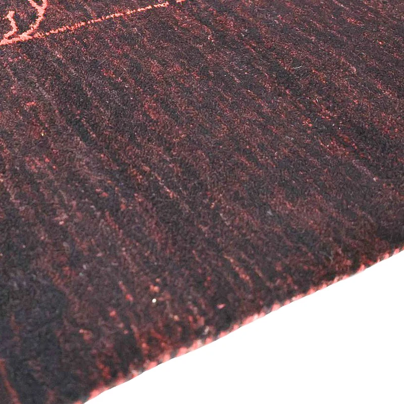 Indo Loribaft Teppich 173x240cm - Wollteppich - dunkelblau
