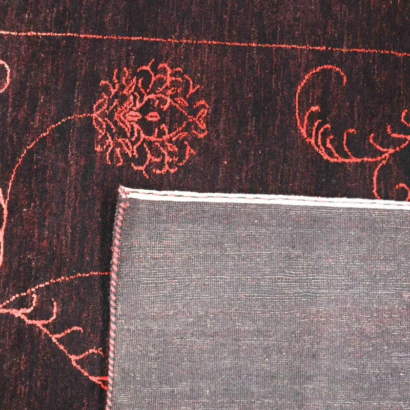 Indo Loribaft Teppich 173x240cm - Wollteppich - dunkelblau