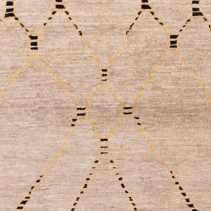 Berber Teppich 149x203cm - Wollteppich - beige