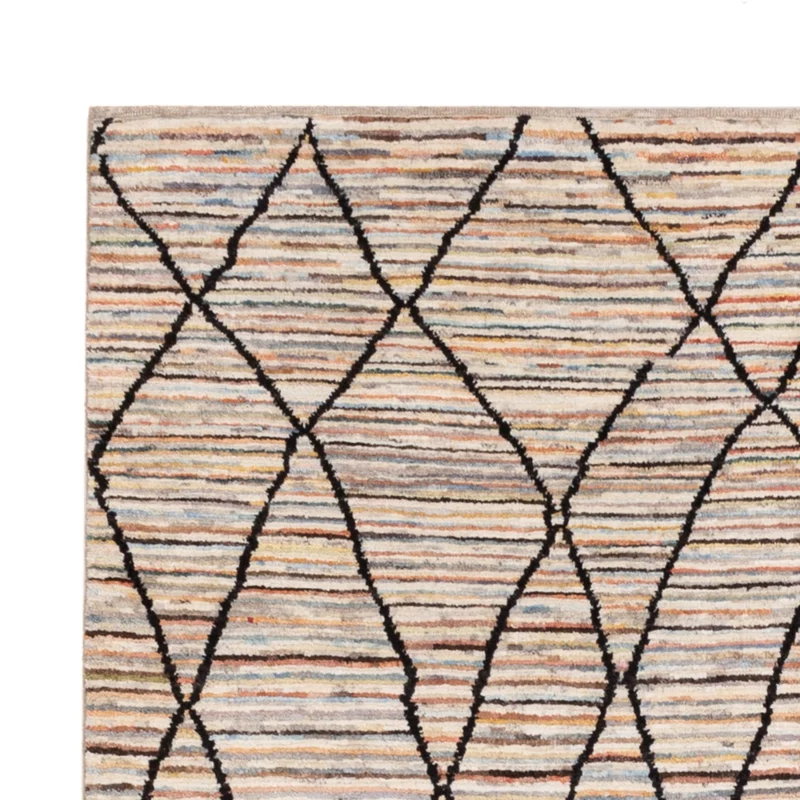 Berber Teppich 151x203cm - Wollteppich - mehrfarbig