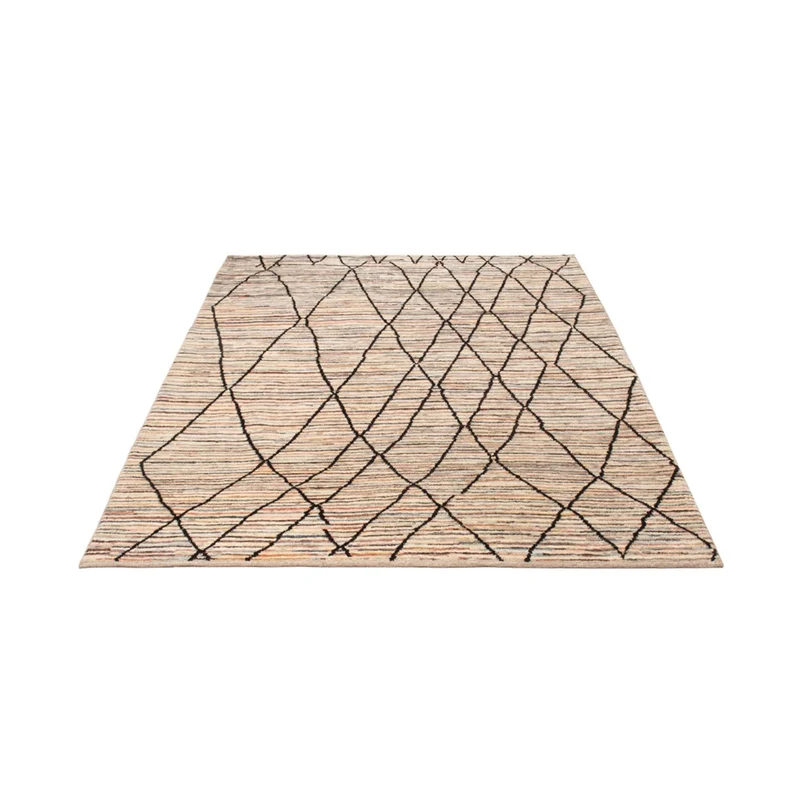 Berber Teppich 151x203cm - Wollteppich - mehrfarbig
