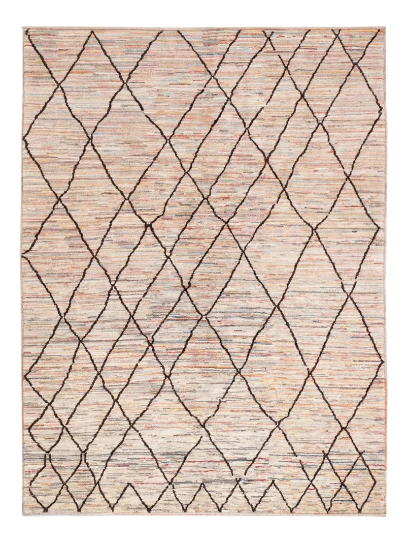 Berber Teppich 153x202cm - Wollteppich - beige