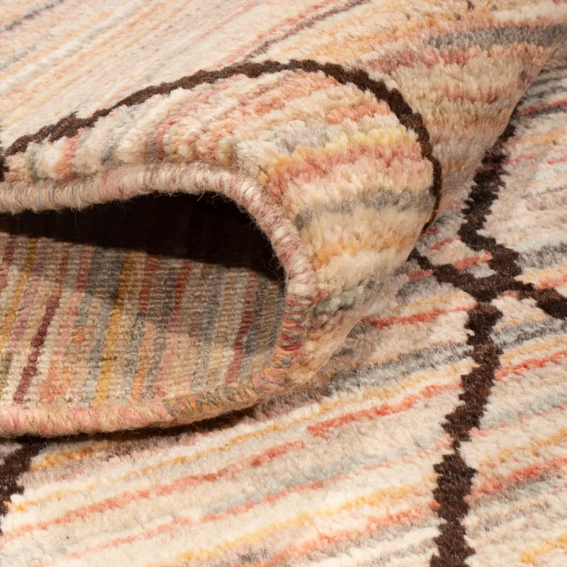 Berber Teppich 153x202cm - Wollteppich - beige