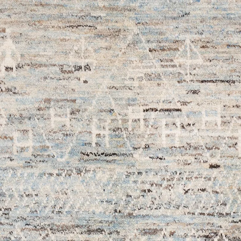 Berber Teppich 178x234cm - Wollteppich - dunkelbeige
