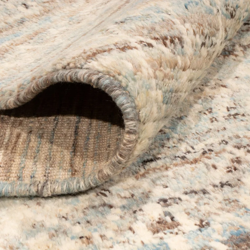 Berber Teppich 178x234cm - Wollteppich - dunkelbeige