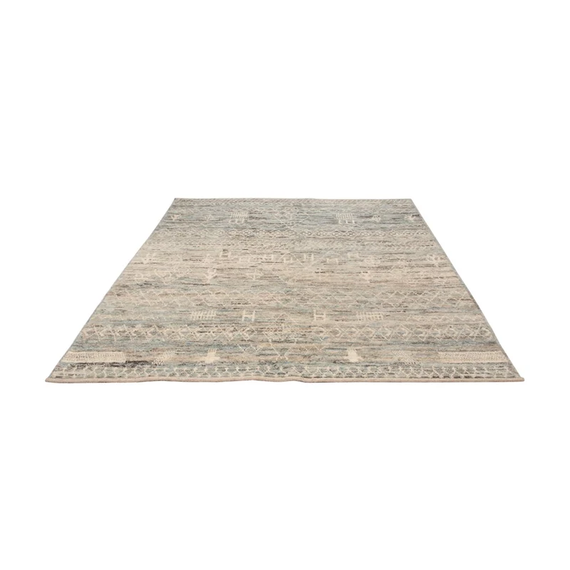 Berber Teppich 178x234cm - Wollteppich - dunkelbeige