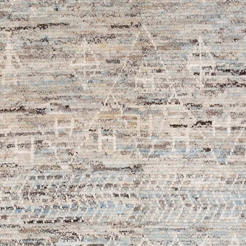 Berber Teppich 175x238cm - Wollteppich - dunkelbeige