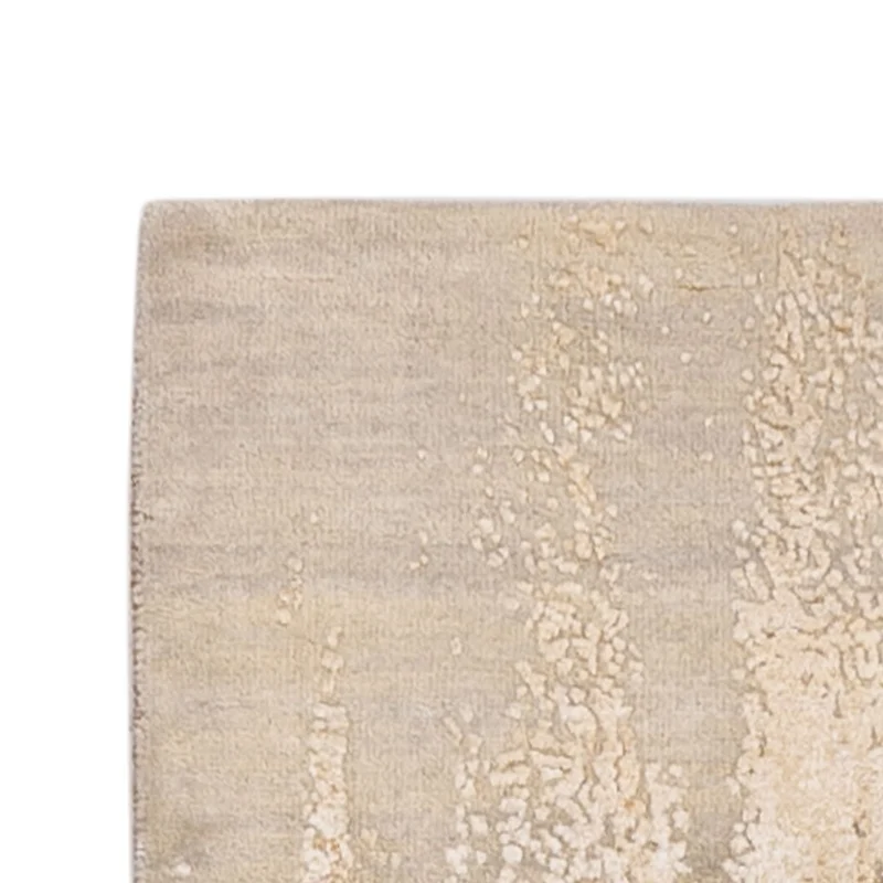 Designer Teppich 75x302cm - beige