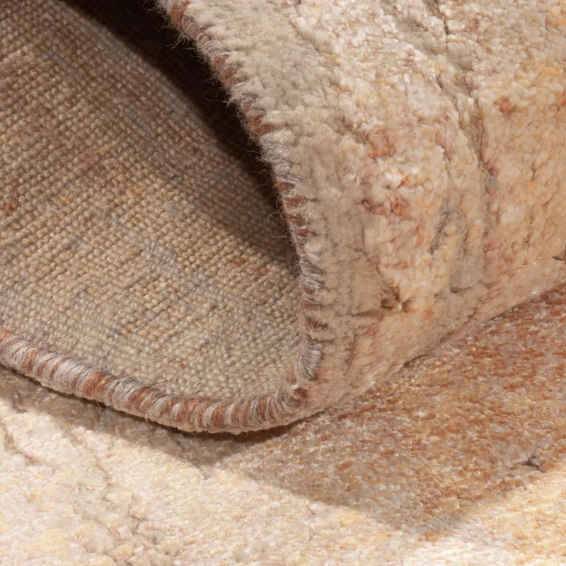 Designer Teppich 75x302cm - beige